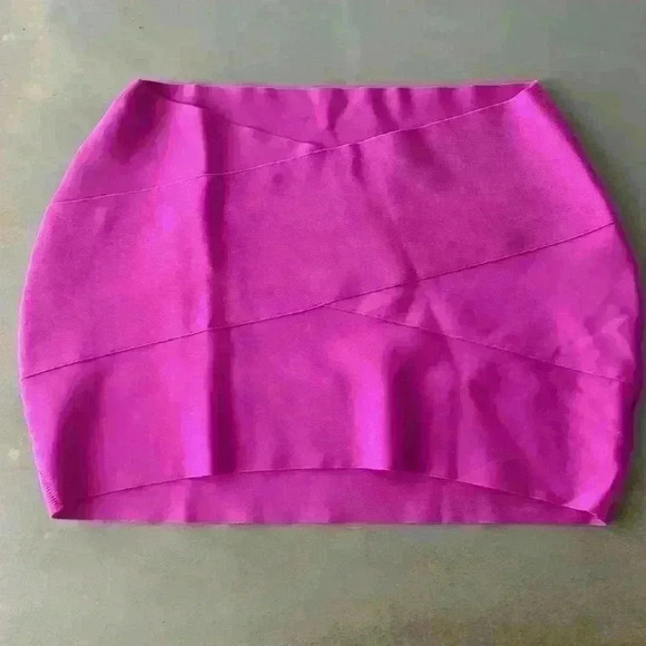 SKIMS NWT Lollipop Dipped Front Waist Pull On Knit Swim Mini Skirt Size 2X - Picture 3 of 11